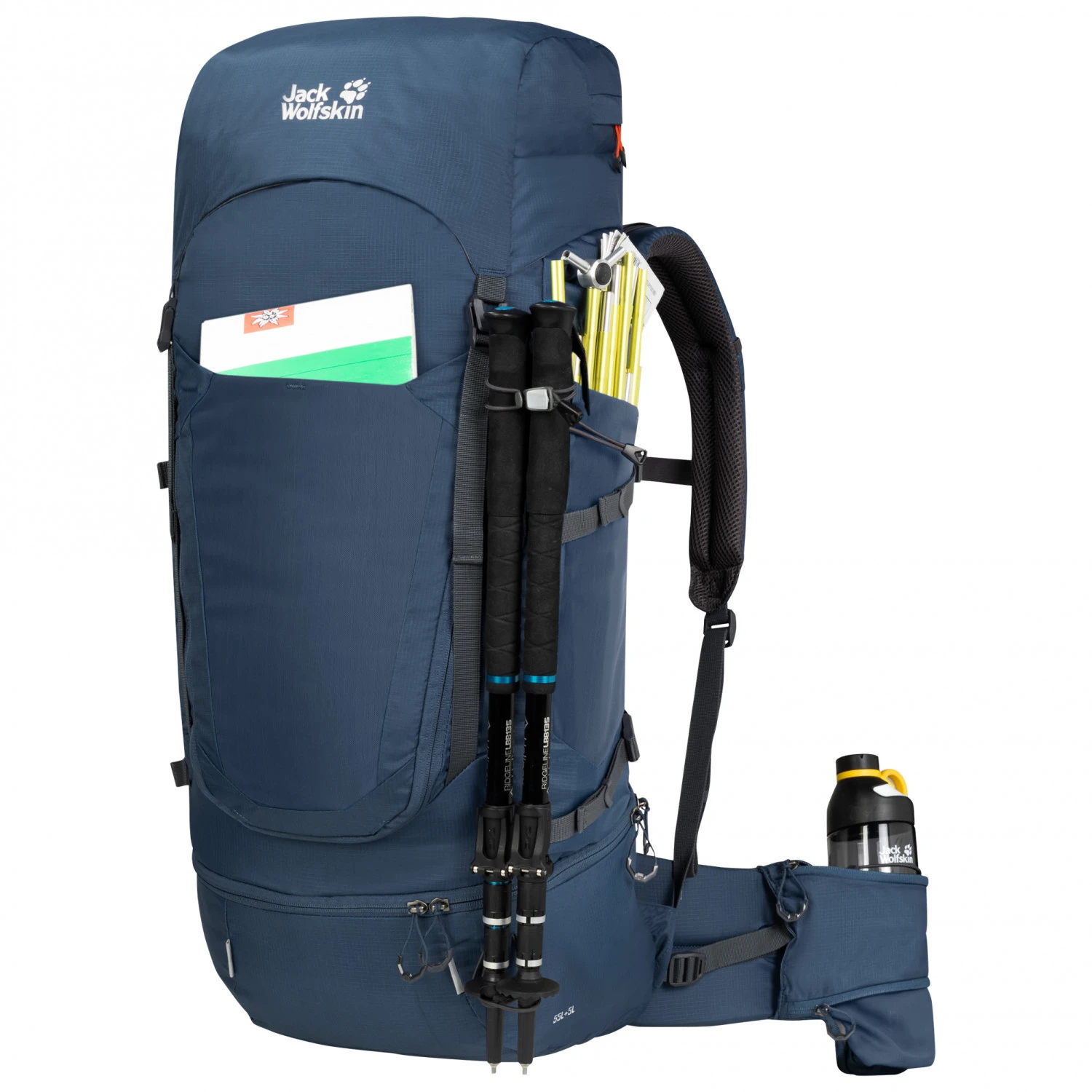 Jack Wolfskin Highland Trail 55+5 - Trekkingrucksack 2 Jack Wolfskin Highland Trail 55+5 - Trekkingrucksack – Bild 2