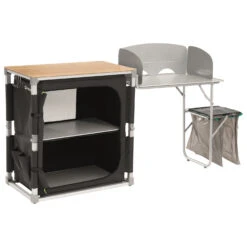 Outwell Padres Kitchen Table W/Bamboo Table Top & Side Uni - Campingtisch