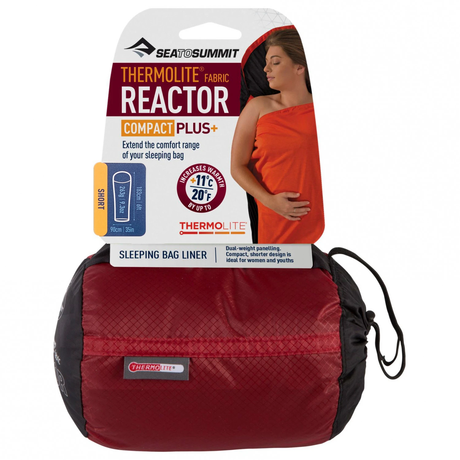 Sea To Summit Thermolite Reactor Compact Plus - Reiseschlafsack 1 Sea To Summit Thermolite Reactor Compact Plus - Reiseschlafsack
