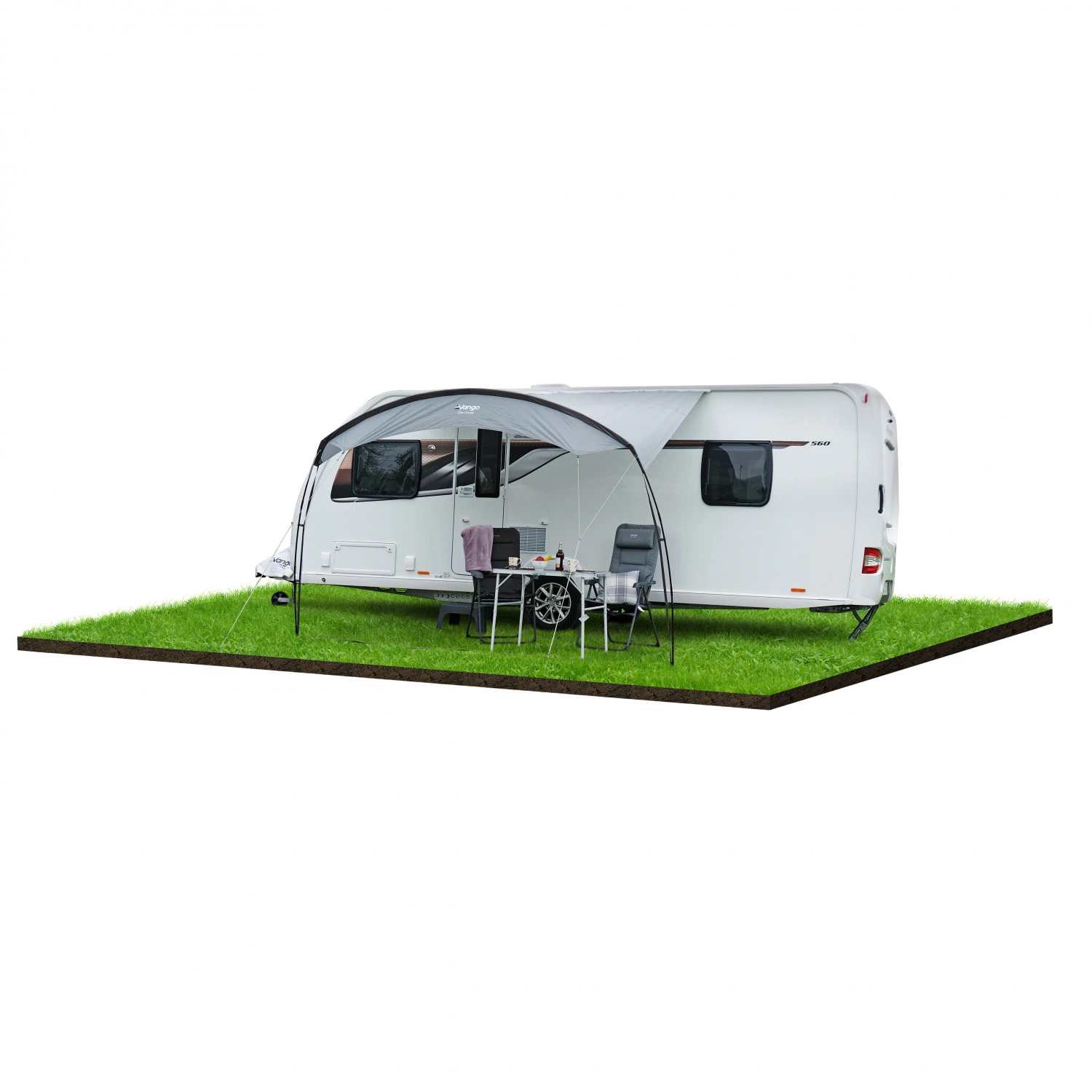 Vango Poled Sun Canopy For Caravan & Motorhomes 3M - Bus-Vorzelt 2 Vango Poled Sun Canopy For Caravan & Motorhomes 3M - Bus-Vorzelt – Bild 2